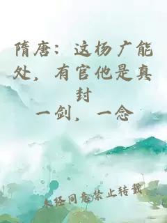 隋唐：這楊廣能處，有官他是真封